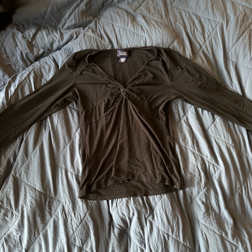 Elegant Black Long Sleeve Top